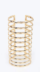 Cece Metal Cuff Bracelet - Gold