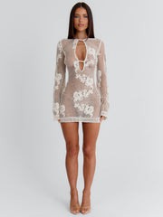 ADELINAE MINI DRESS CREAM
