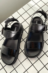 Ryder Chunky Sandals - Black