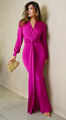 Alara Maxi Dress - Magenta
