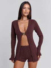VELMA TOP CHOCOLATE