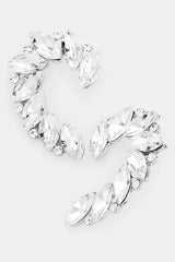 Crystal Marquise Accented Earrings
