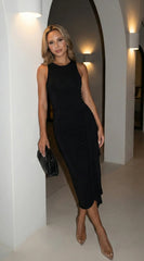 Thalía Midi Dress - Black