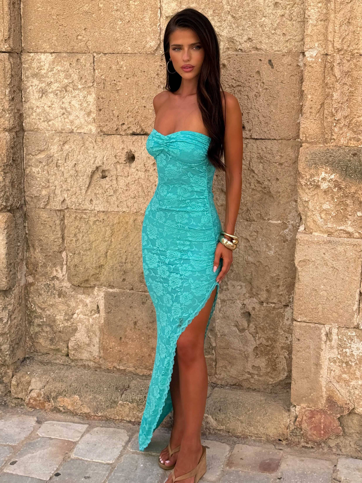 RYO MAXI DRESS BLUE