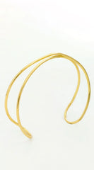 Nina Boho Wrap Arm Cuff Bracelet- Gold