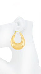 Crescent Elegance Earrings - Gold